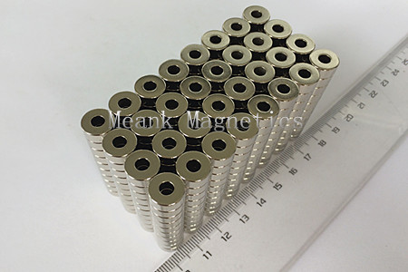 D10xd4x5 mm ND - fe - B Ring Magnet